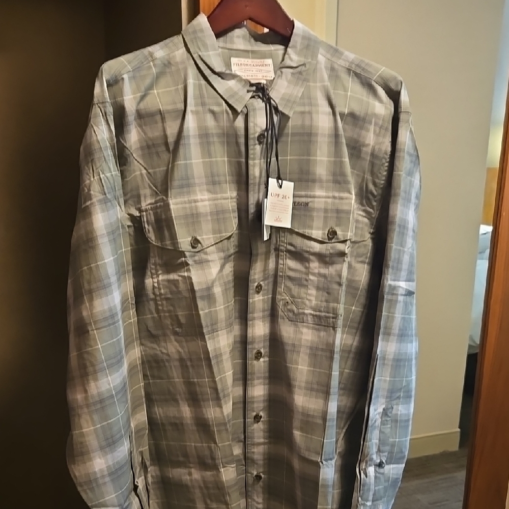 Men's Green Plaid Shirt by FILSON
